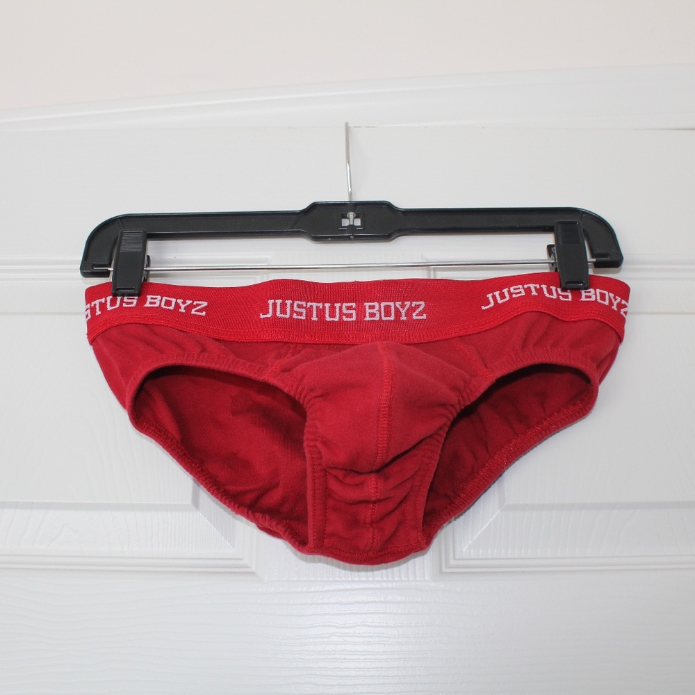Justusboyz, Red, Medium, brief, NWOT
